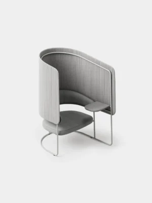 Ghế thư giãn Work-Pod Aura thiết kế vách ngăn tiêu âm tích hợp bàn làm việc DOP2351